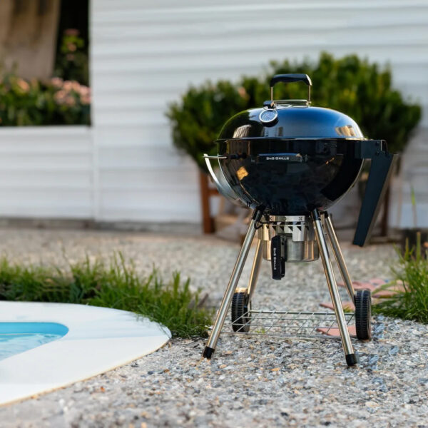 Угольный гриль SnS Kettle, 57 см, черный