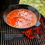 Сковорода-жаровня чугунная литая с алюм. крышкой, 3 л, 28 см