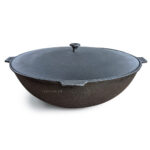 Казан литой чугунный 10 литров