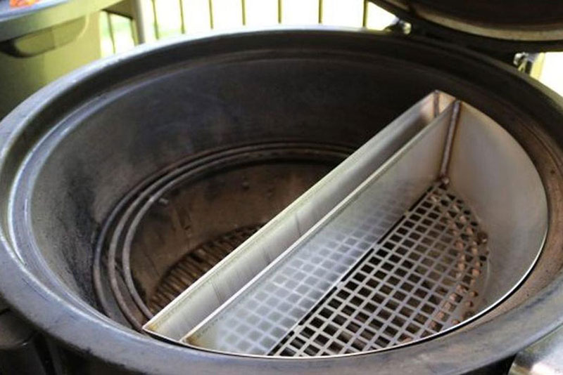 корзина снс в керамическом гриле снс