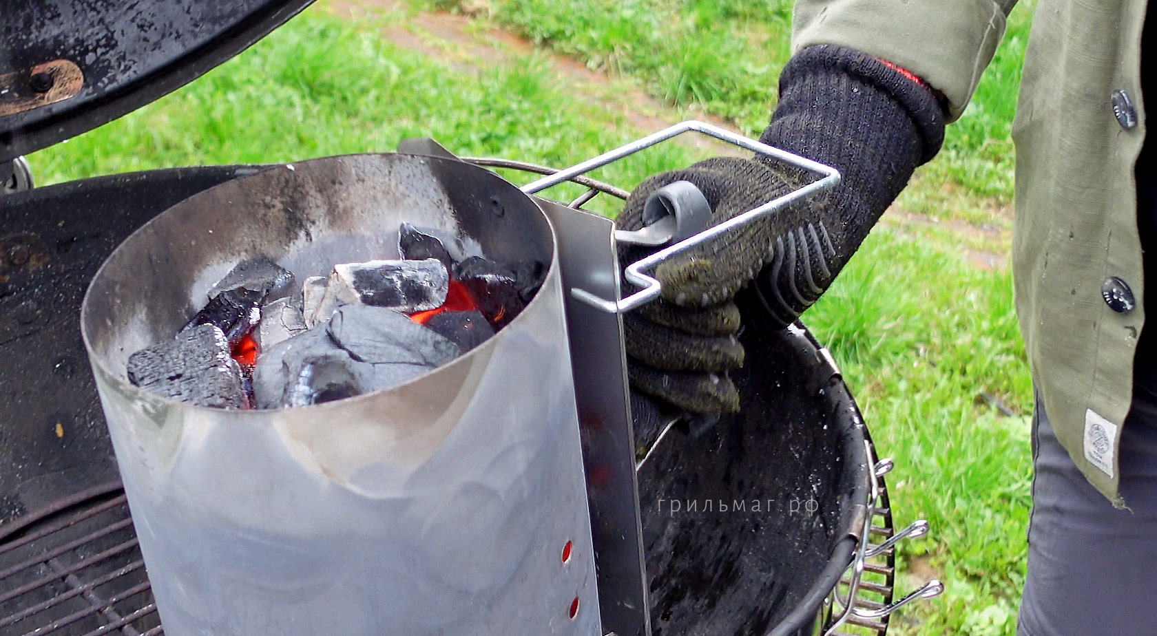 Как устроен стартер для розжига угля горящий уголь в стартере