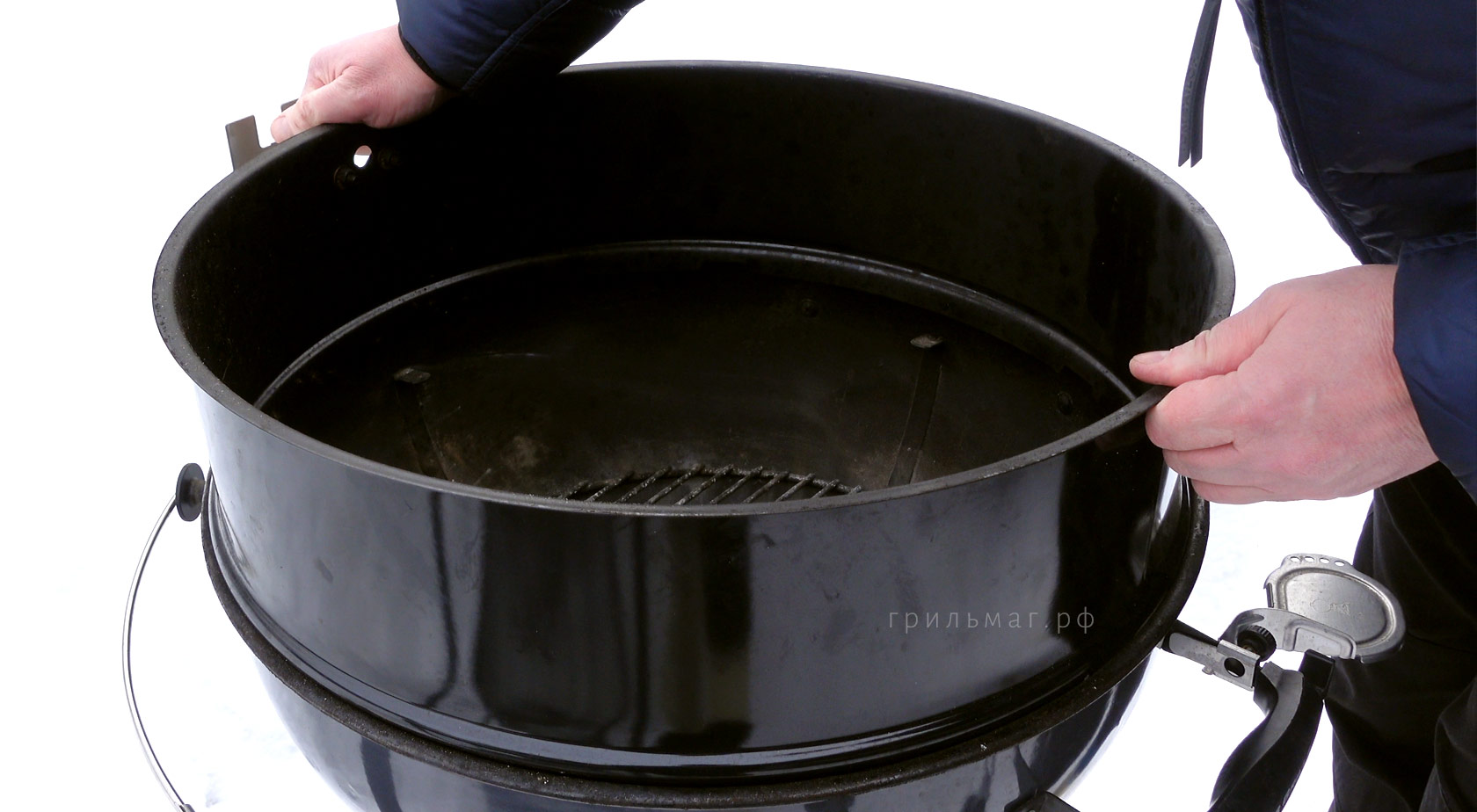 устанавливаем вертел