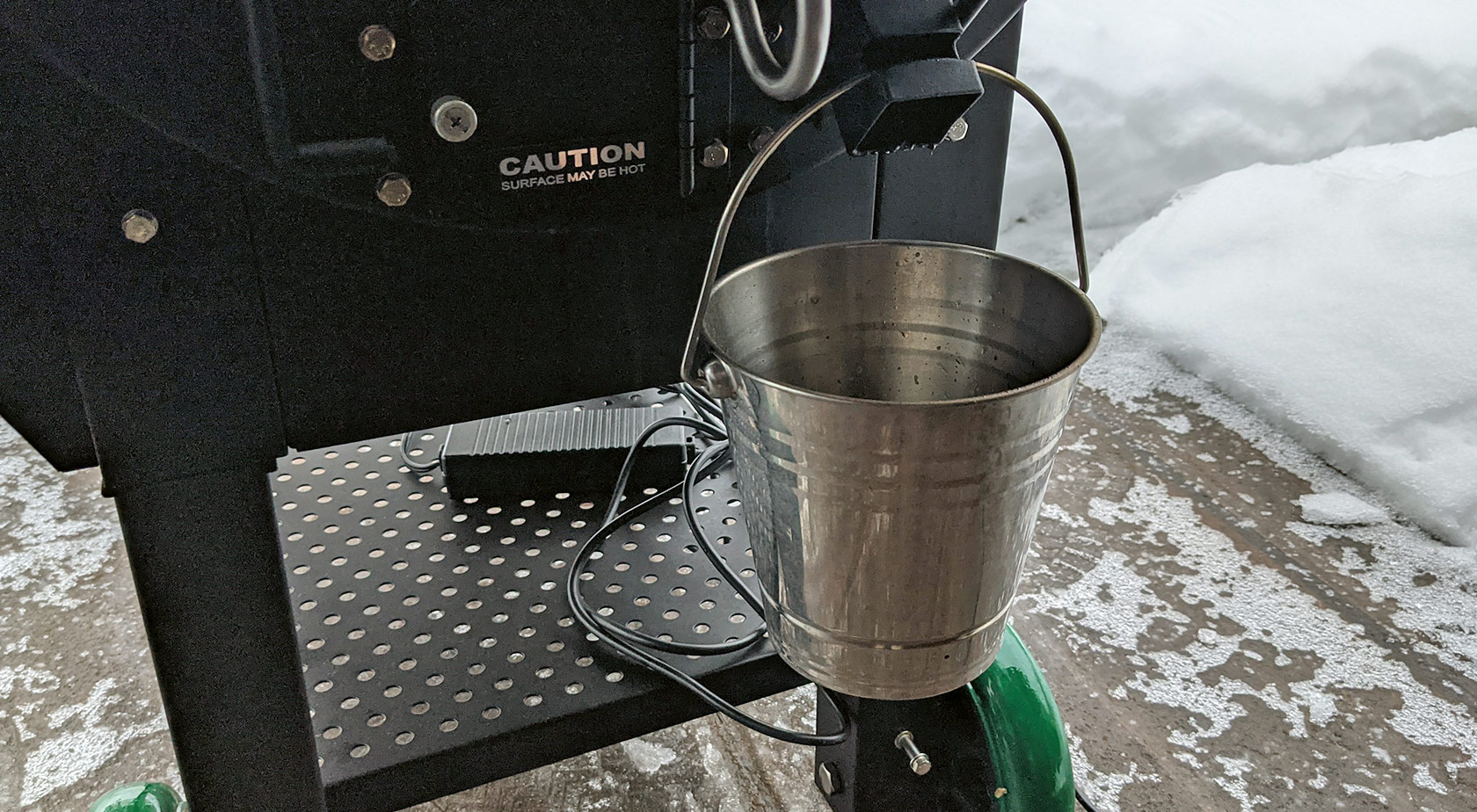 Как устроен пеллетный гриль ведерко gmg на ledge