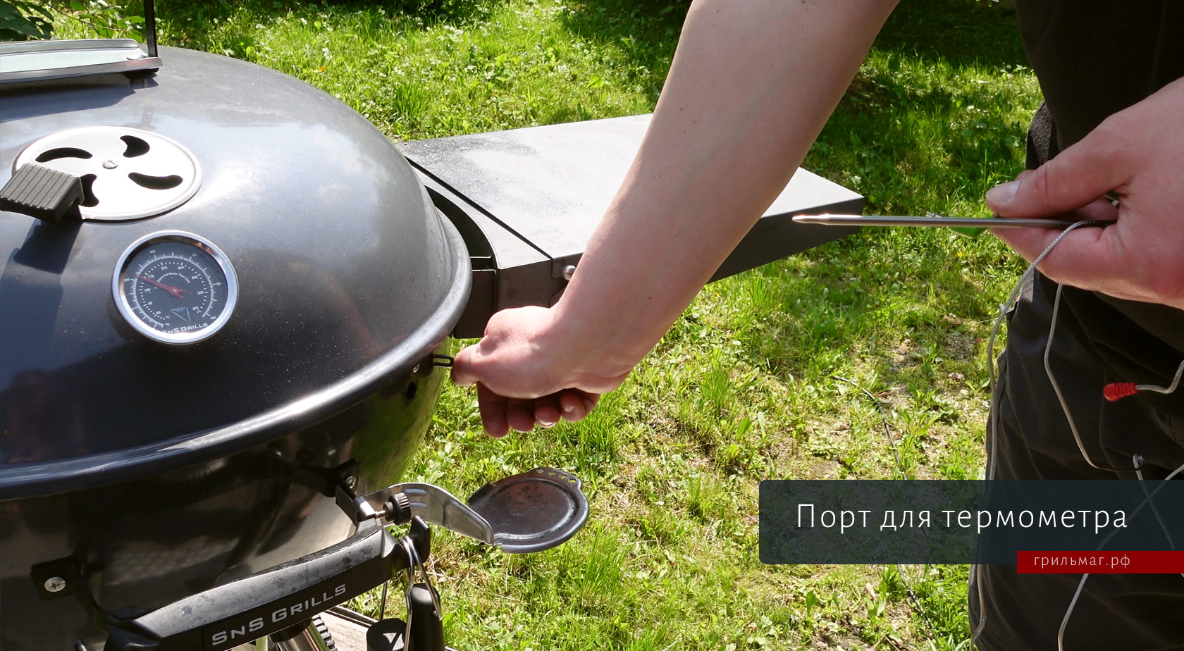 порт для термометра sns