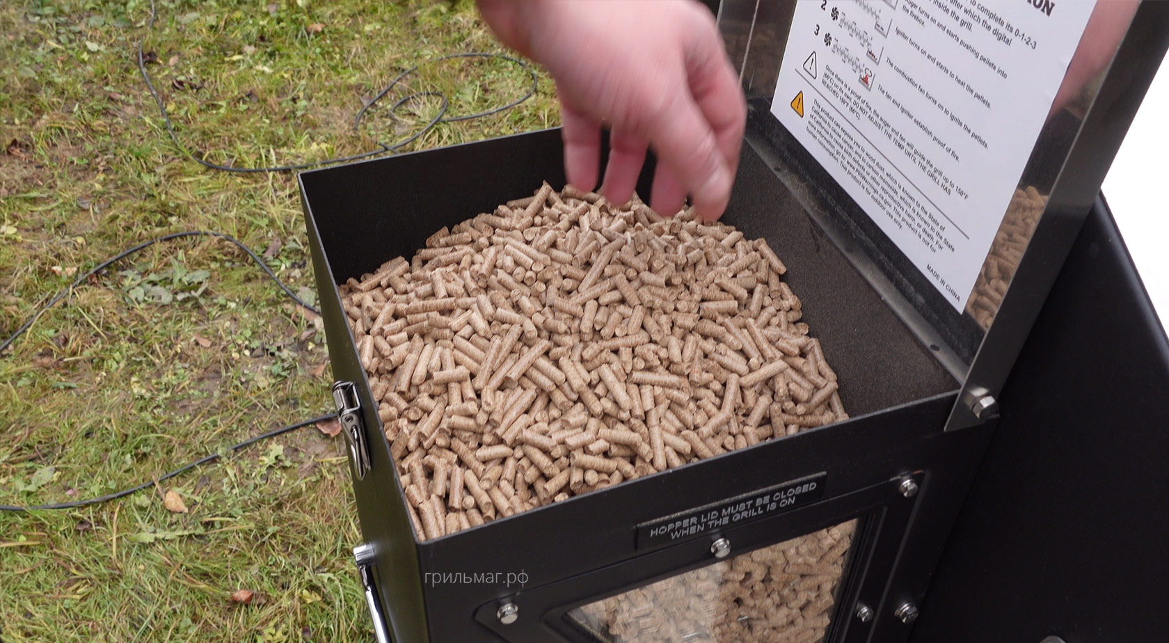 Часто задаваемые вопросы про грили GMG пеллеты в бункере