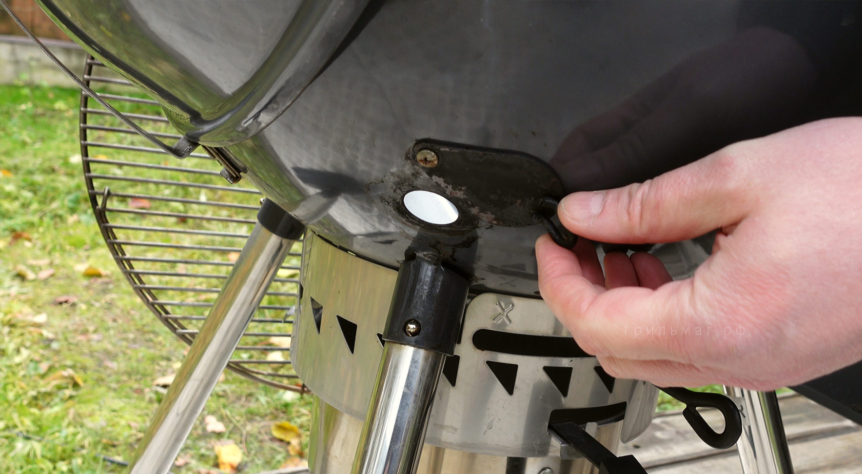 Обзор угольного гриля SnS Kettle