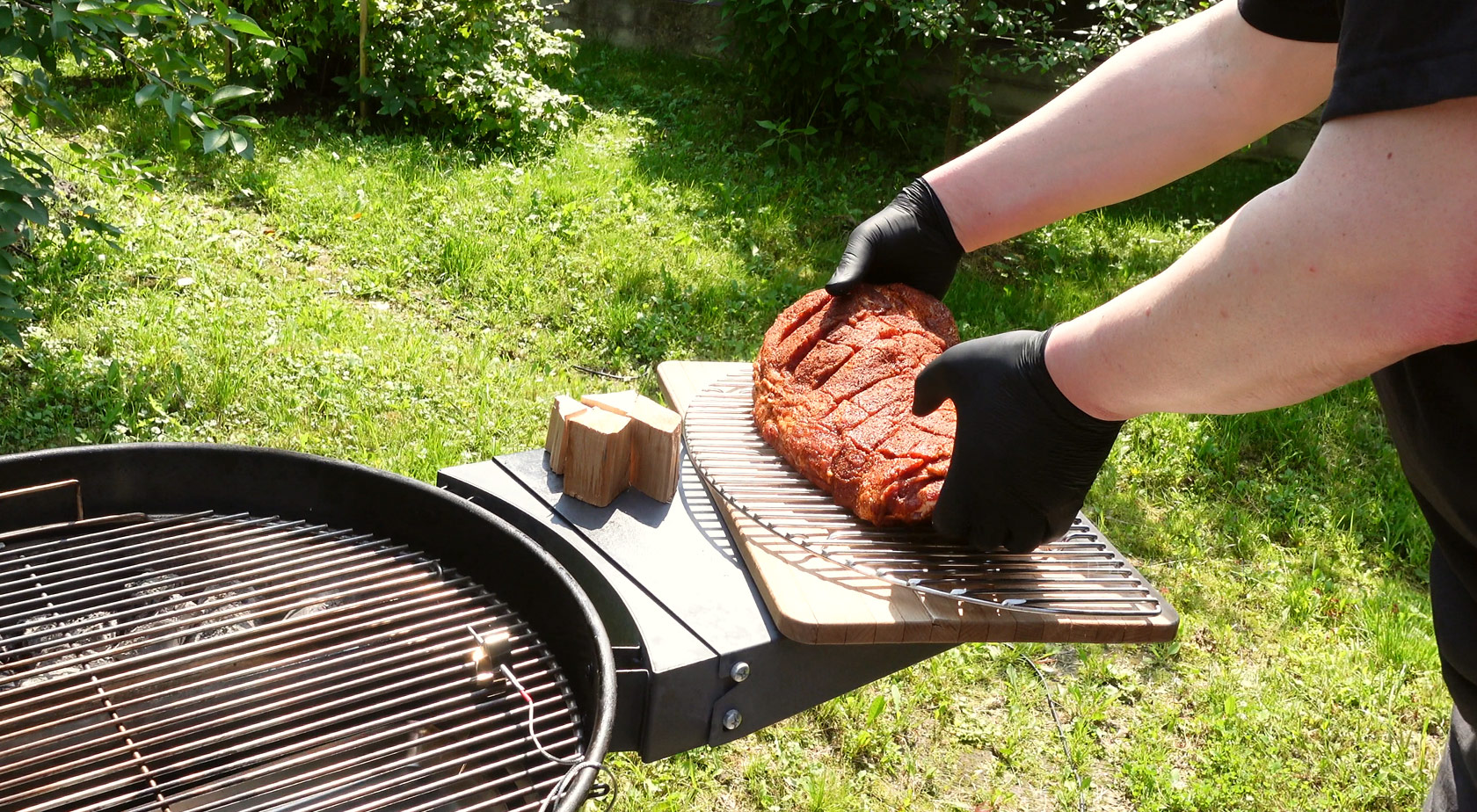 Обзор угольного гриля SnS Kettle