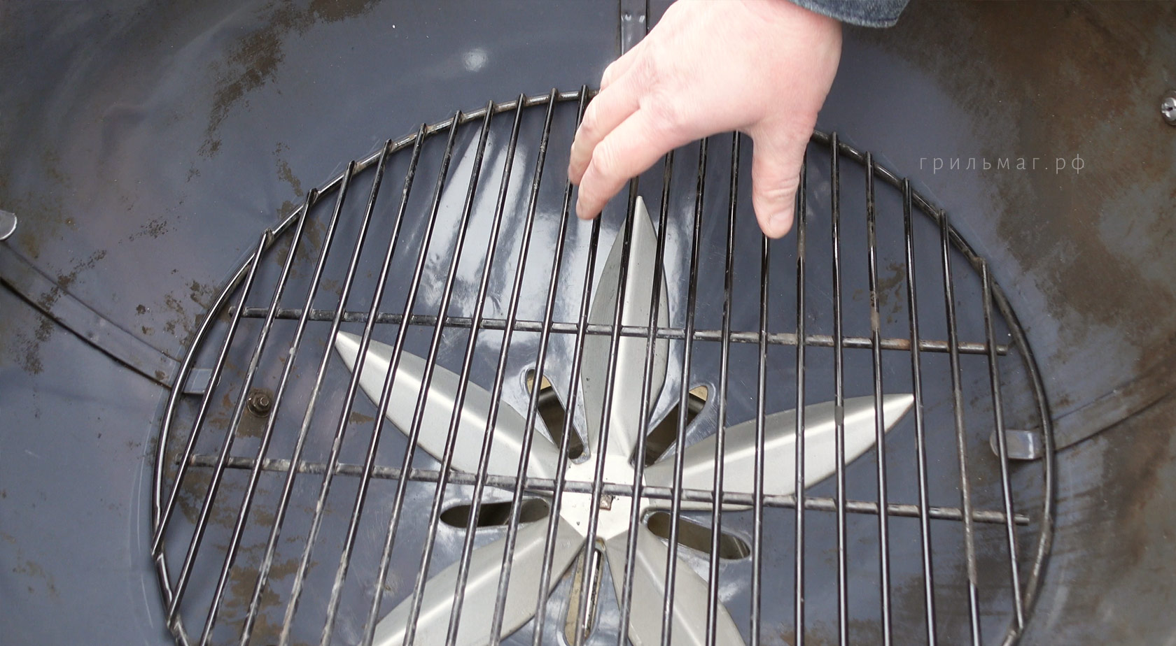 Обзор угольного гриля SnS Kettle