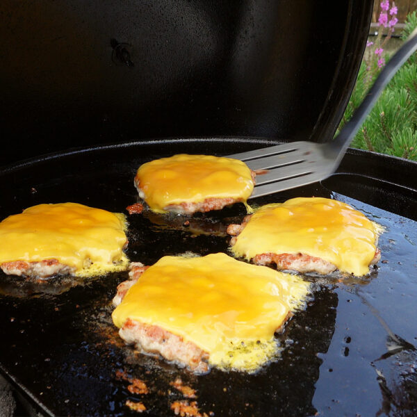 Стальная планча SnS для угольных грилей 47 см