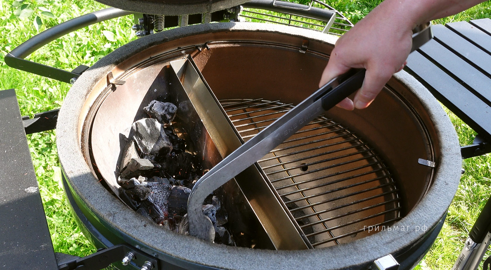 Как работает гриль SnS Kamado Как работает гриль SnS Kamado