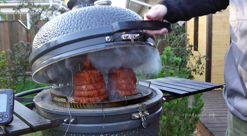 Как работает гриль SnS Kamado