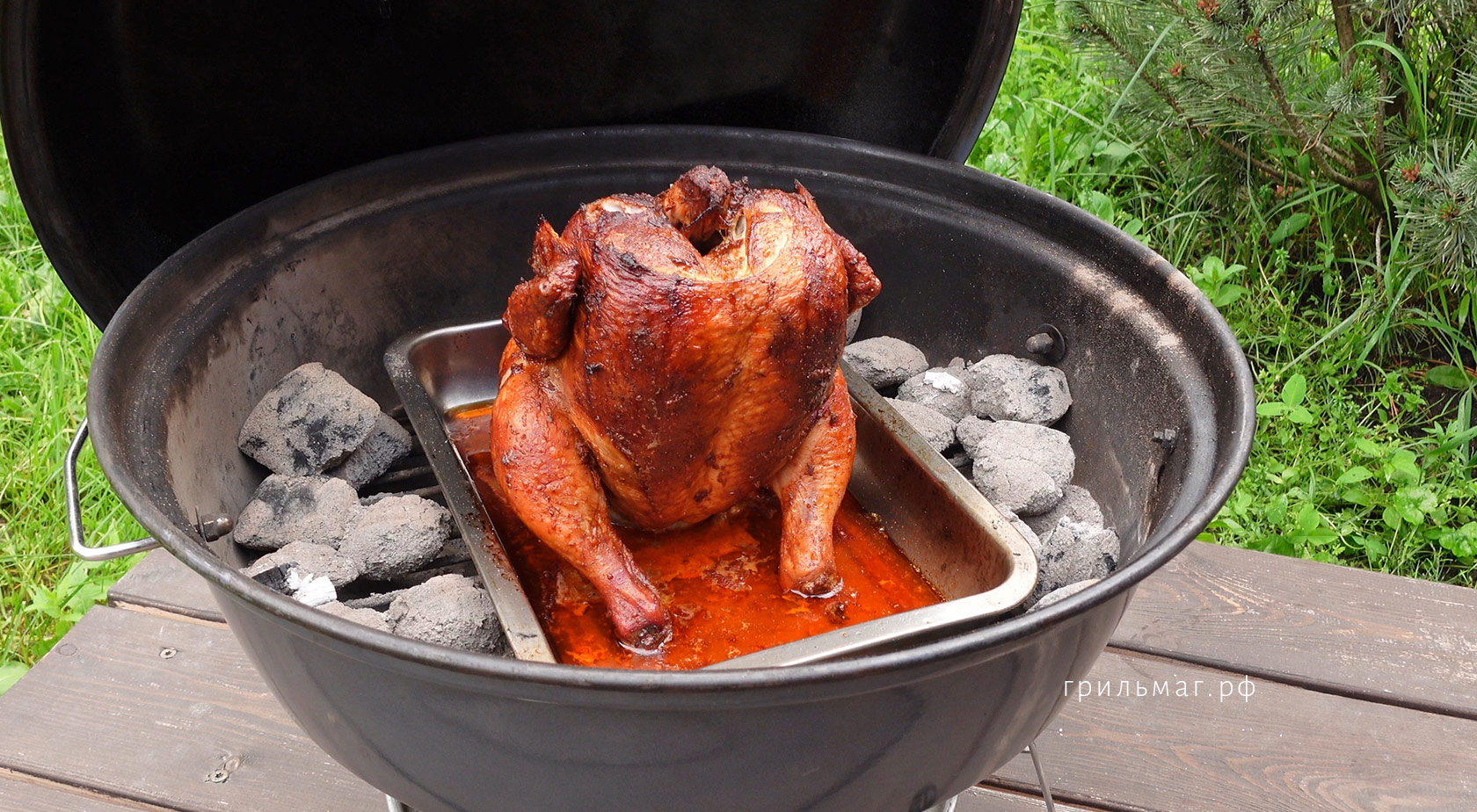 Гриль SnS Travel Kettle: лайфхак, как приготовить курицу целиком Гриль SnS Travel Kettle: лайфхак, как приготовить курицу целиком